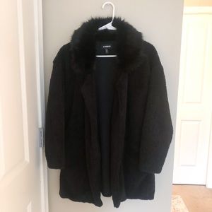 Express Petite Teddy Jacket